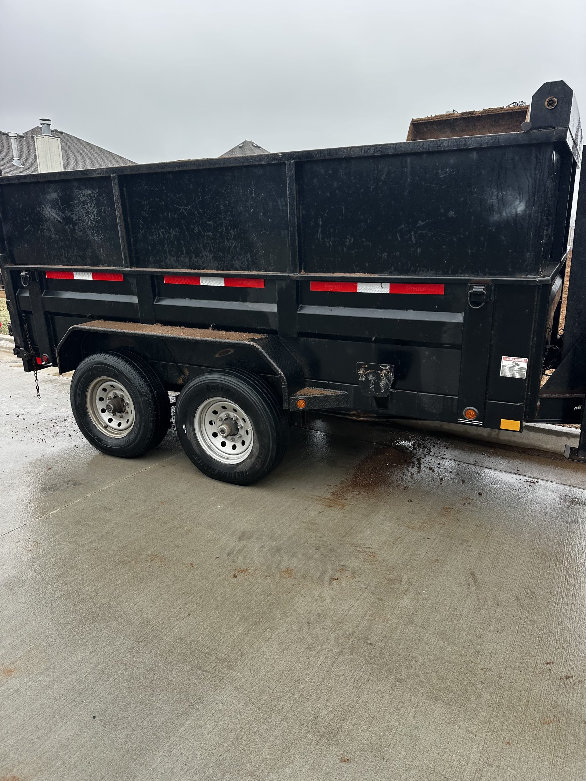 12’x77”x4’ gooseneck dump trailer 14k - Image 3